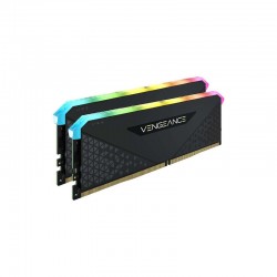 رم کامپیوتر DDR4 دو کاناله 3200 مگاهرتز CL16 کورسیر مدل VENGEANCE RGB RS ظرفیت 64 گیگابایت