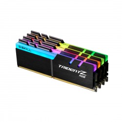رم کامپیوتر DDR4 چهار کاناله 4000 مگاهرتز CL18 جی اسکیل مدل TRIDENTZ RGB ظرفیت 128 گیگابایت