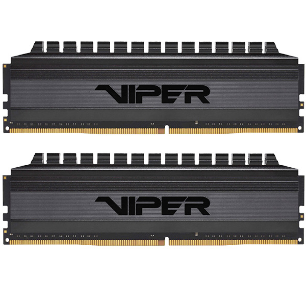 رم کامپیوتر دو کاناله 4000 مگاهرتز CL19 پتریوت مدل Viper Blackout ظرفیت 16 گیگابایت