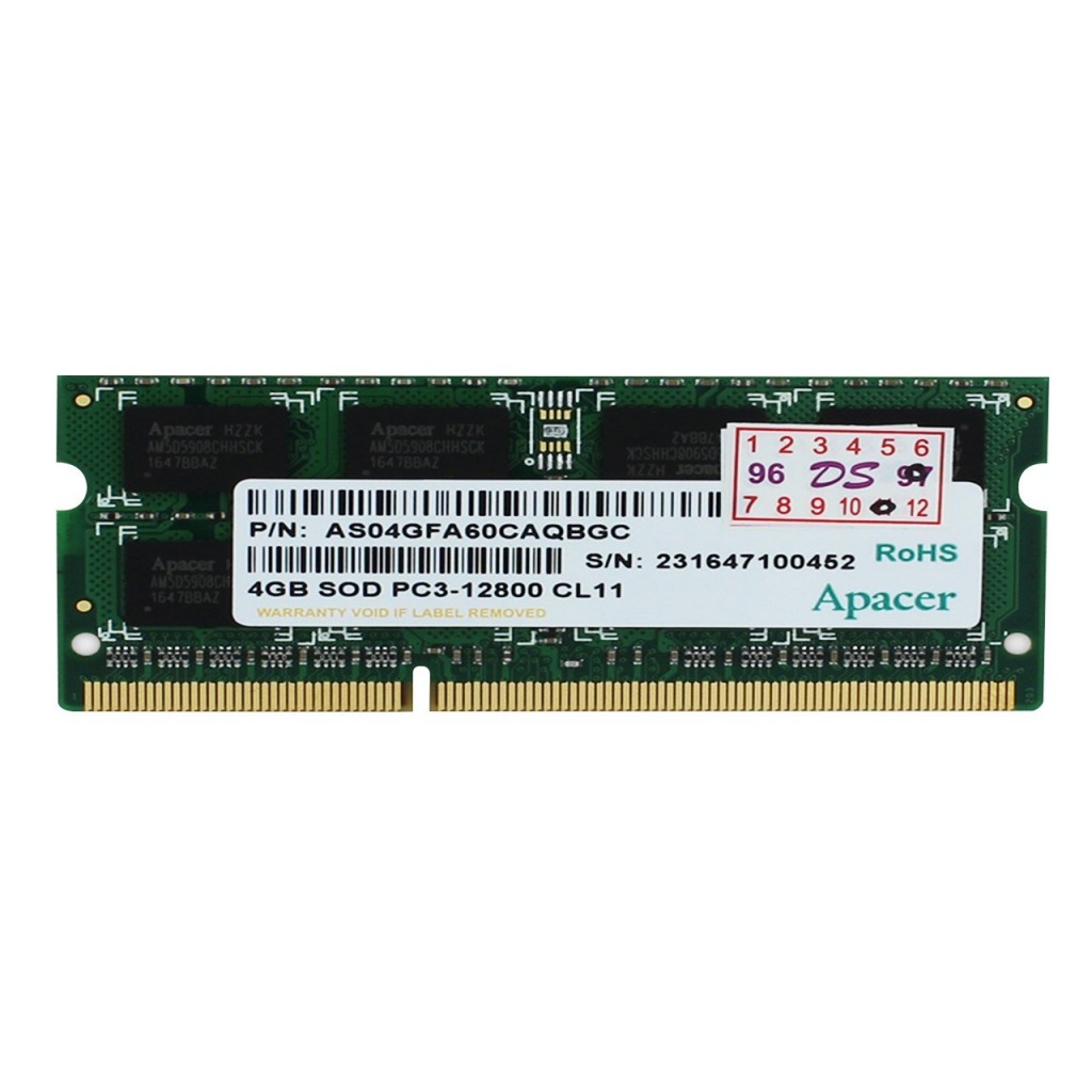 رم لپ تاپ اپیسر مدل DDR3 ، 1600MHZ ظرفیت 4 گیگابایت رم لپ تاپ اپیسر مدل DDR3 ، 1600MHZ ظرفیت 4 گیگابایت