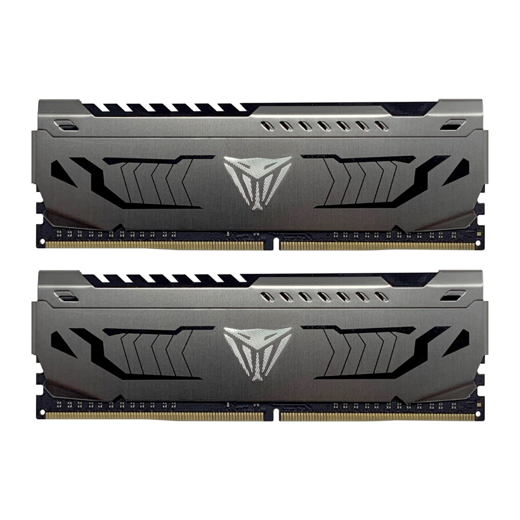 رم کامپیوتر DDR4 دو کاناله 3200 مگاهرتز CL16 وایپر مدل Steel ظرفیت 16 گیگابایت رم کامپیوتر DDR4 دو کاناله 3200 مگاهرتز CL16 وایپر مدل Steel ظرفیت 16 گیگابایت