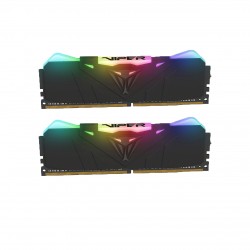 رم کامپیوتر DDR4 دو کاناله 3600 مگاهرتز CL18 وایپر مدل  VRGB ظرفیت 32 گیگابایت