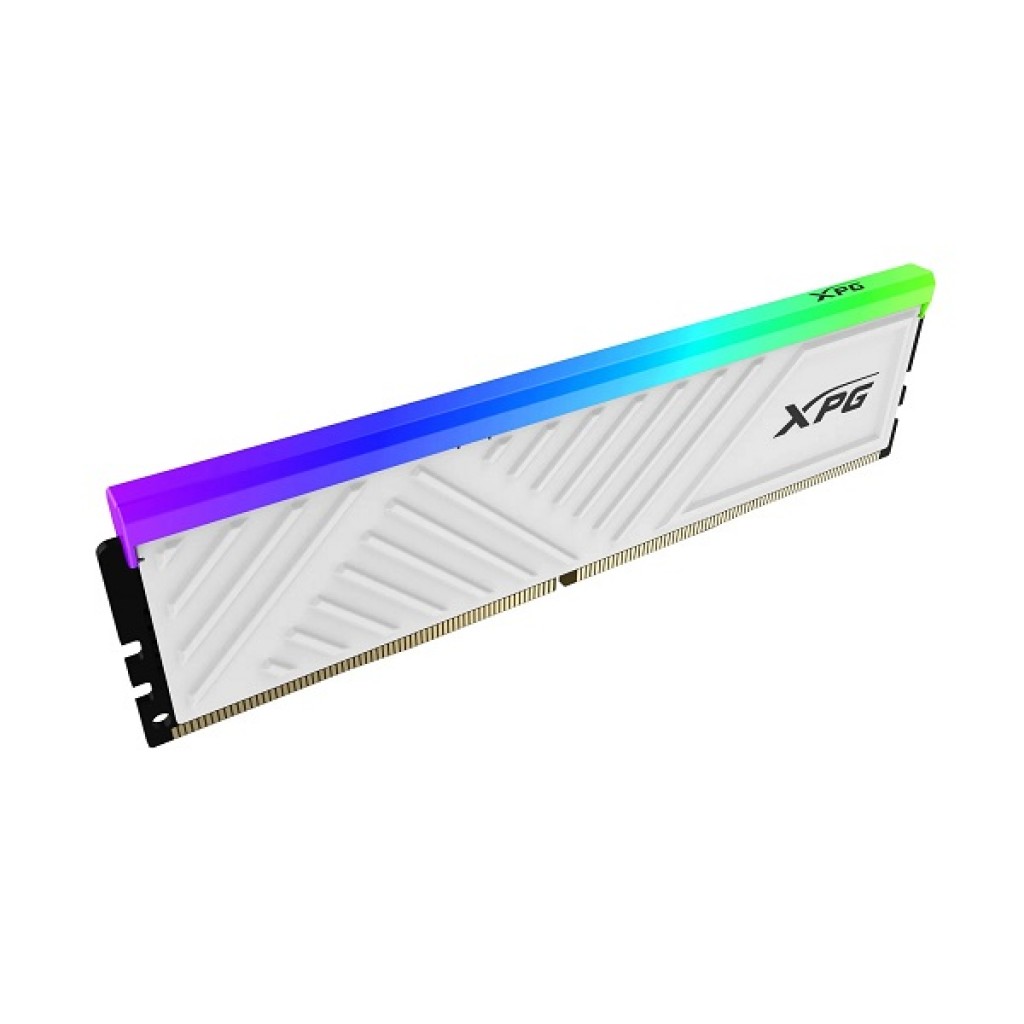 رم کامپیوتر DDR4 تک کاناله 3600 مگاهرتز CL16 ای دیتا مدل SPECTRIX D35 RGB WHITE ظرفیت 8 گیگابایت