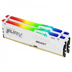 رم کامپیوتر DDR5 دو کاناله 5200 مگاهرتز CL40 کینگستون مدل FURY Beast ظرفیت 32 گیگابایت