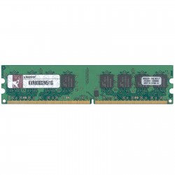 رم کامپیوتر DDR2 تک کاناله 800 مگاهرتز CL5 کینگستون مدل KVR800D2N5/1G ظرفیت 1 گیگابایت