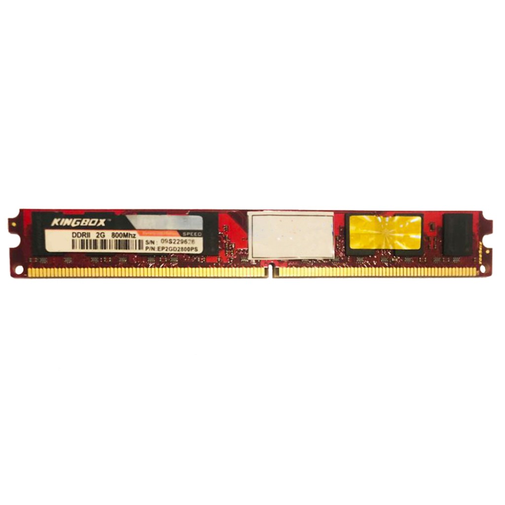 رم کامپیوتر DDR2 تک کاناله 800 مگاهرتز CL6 کینگ باکس مدل SPEED ظرفیت 2 گیگابایت رم کامپیوتر DDR2 تک کاناله 800 مگاهرتز CL6 کینگ باکس مدل SPEED ظرفیت 2 گیگابایت