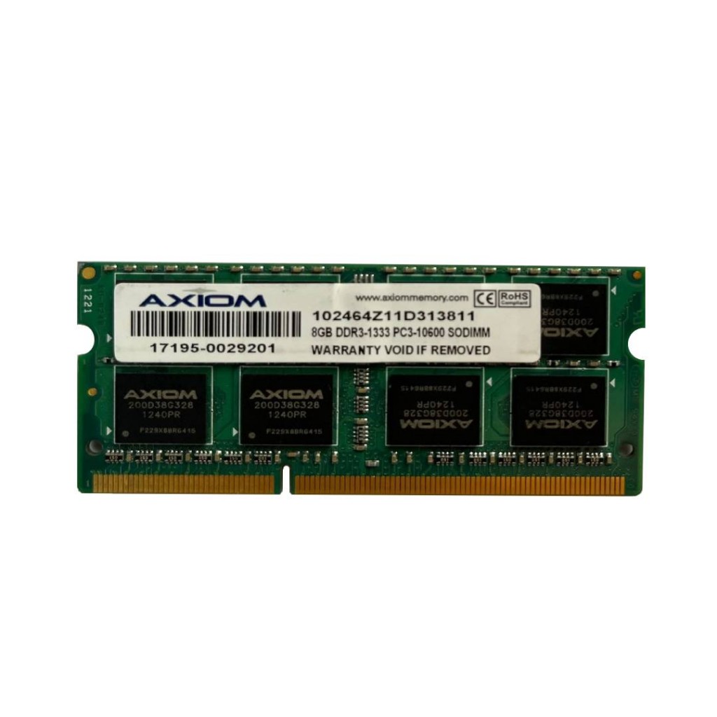 رم لپ تاپ DDR3 دو کاناله 1333 مگاهرتز CL9 اکسیوم مدل 10600 ظرفیت 8 گیگابایت رم لپ تاپ DDR3 دو کاناله 1333 مگاهرتز CL9 اکسیوم مدل 10600 ظرفیت 8 گیگابایت