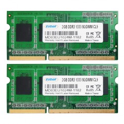 رم لپ تاپ DDR3 دو کاناله 1333 مگاهرتز CL9 ای‌یو‌دار مدل SODIMM ظرفیت 4 گیگابایت