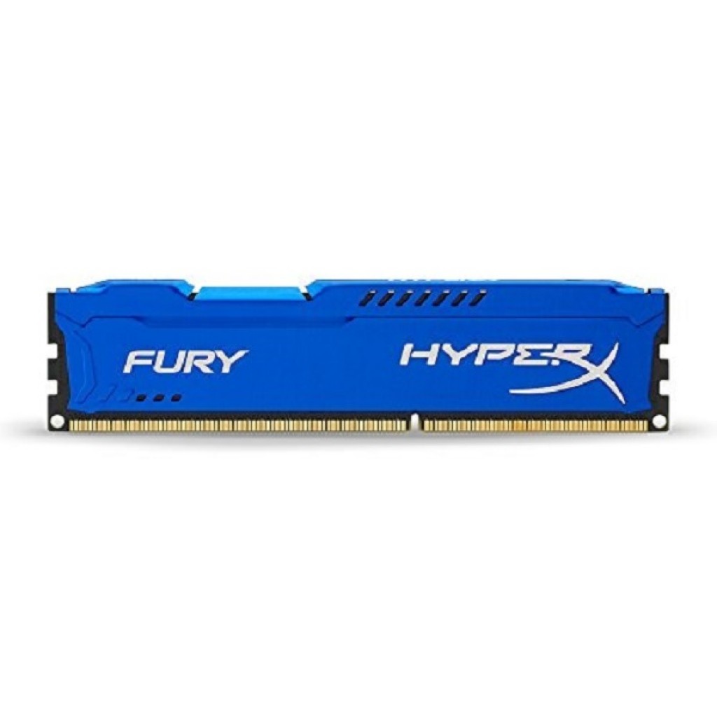 رم کامپیوتر DDR3 تک کاناله 1333 مگاهرتز CL9 هایپرایکس مدل FURY-BLUE ظرفیت 4 گیگابایت رم کامپیوتر DDR3 تک کاناله 1333 مگاهرتز CL9 هایپرایکس مدل FURY-BLUE ظرفیت 4 گیگابایت