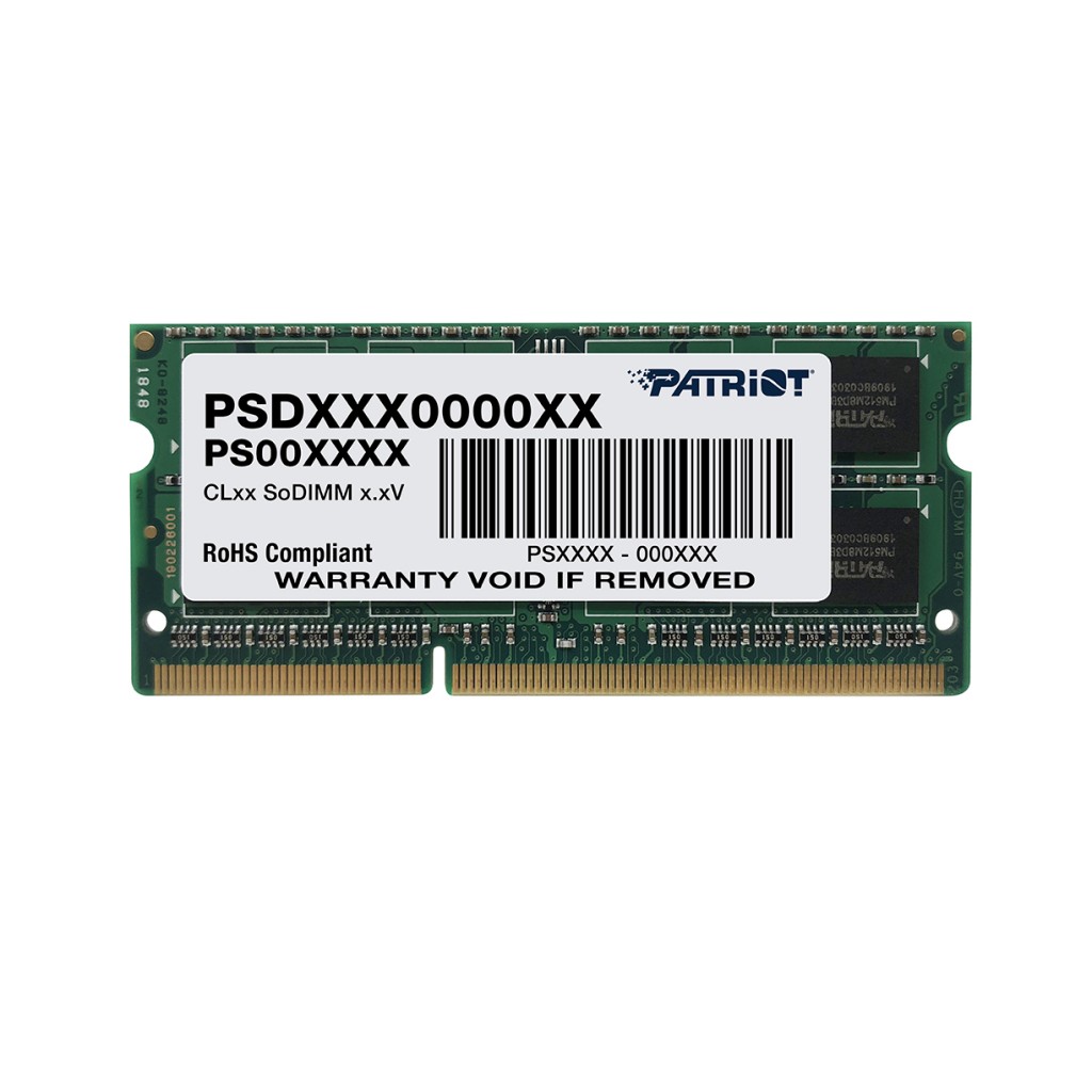 رم لپ تاپ DDR3 تک کاناله 1333 مگاهرتز CL9 پتریوت مدل PC3-10600 ظرفیت 4 گیگابایت رم لپ تاپ DDR3 تک کاناله 1333 مگاهرتز CL9 پتریوت مدل PC3-10600 ظرفیت 4 گیگابایت