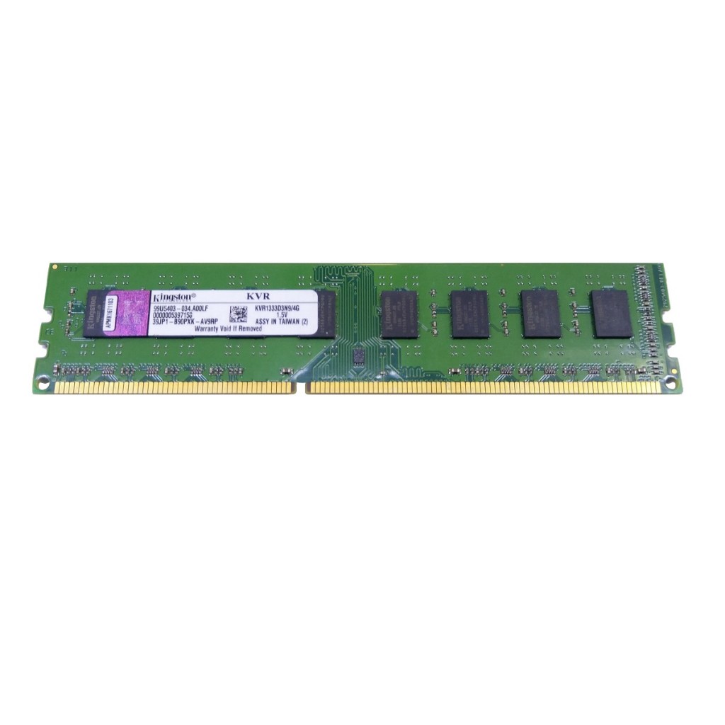 رم کامپیوتر DDR3 تک کاناله 1333 مگاهرتز کینگستون مدل KVR1333D3N9 ظرفیت 4 گیگابایت رم کامپیوتر DDR3 تک کاناله 1333 مگاهرتز کینگستون مدل KVR1333D3N9 ظرفیت 4 گیگابایت