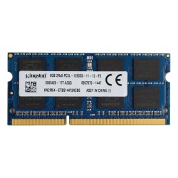 رم لپ تاپ DDR3L دو کاناله 1600 مگاهرتز CL11 کینگستون مدل PC3-12800sظرفیت 8 گیگابایت