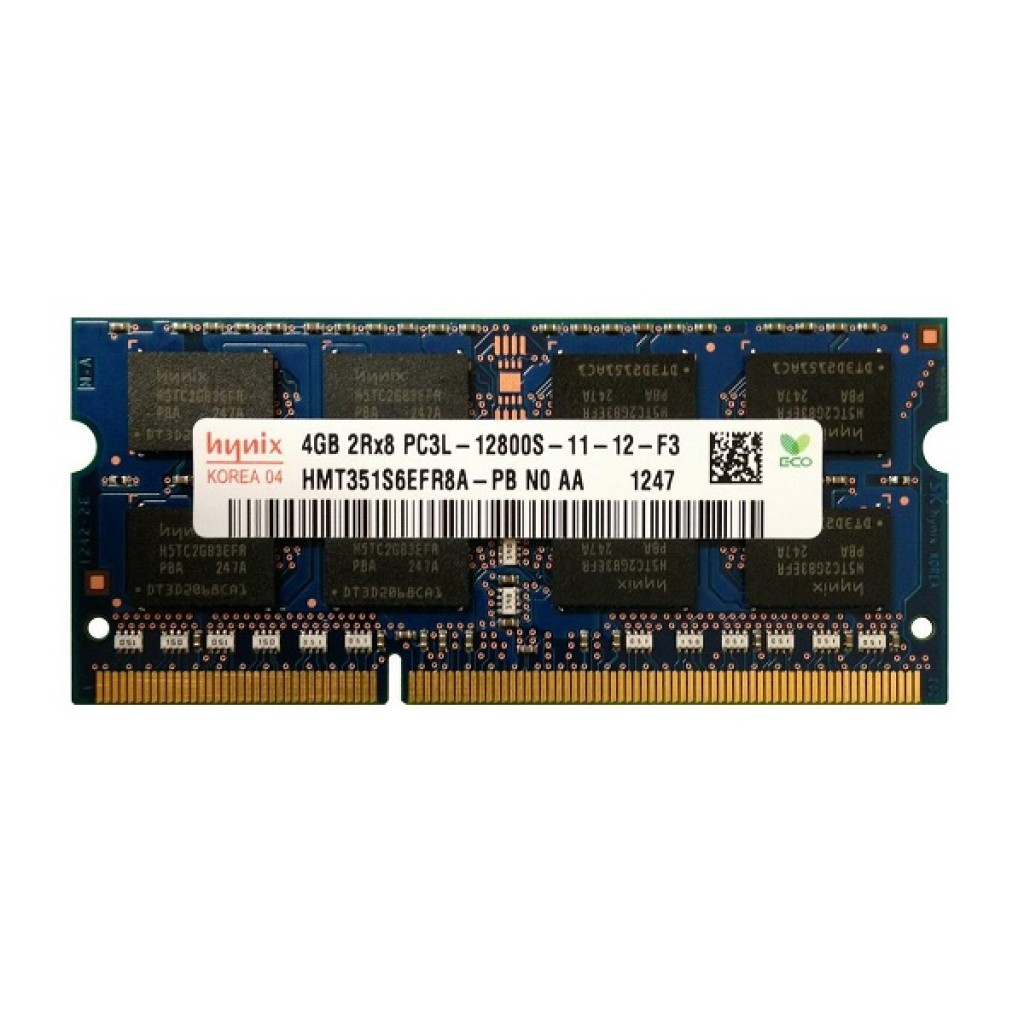 رم لپ تاپ DDR3L تک کاناله 1600 مگاهرتز CL11 هاینیکس مدل PC3L-12800S ظرفیت 4 گیگابایت