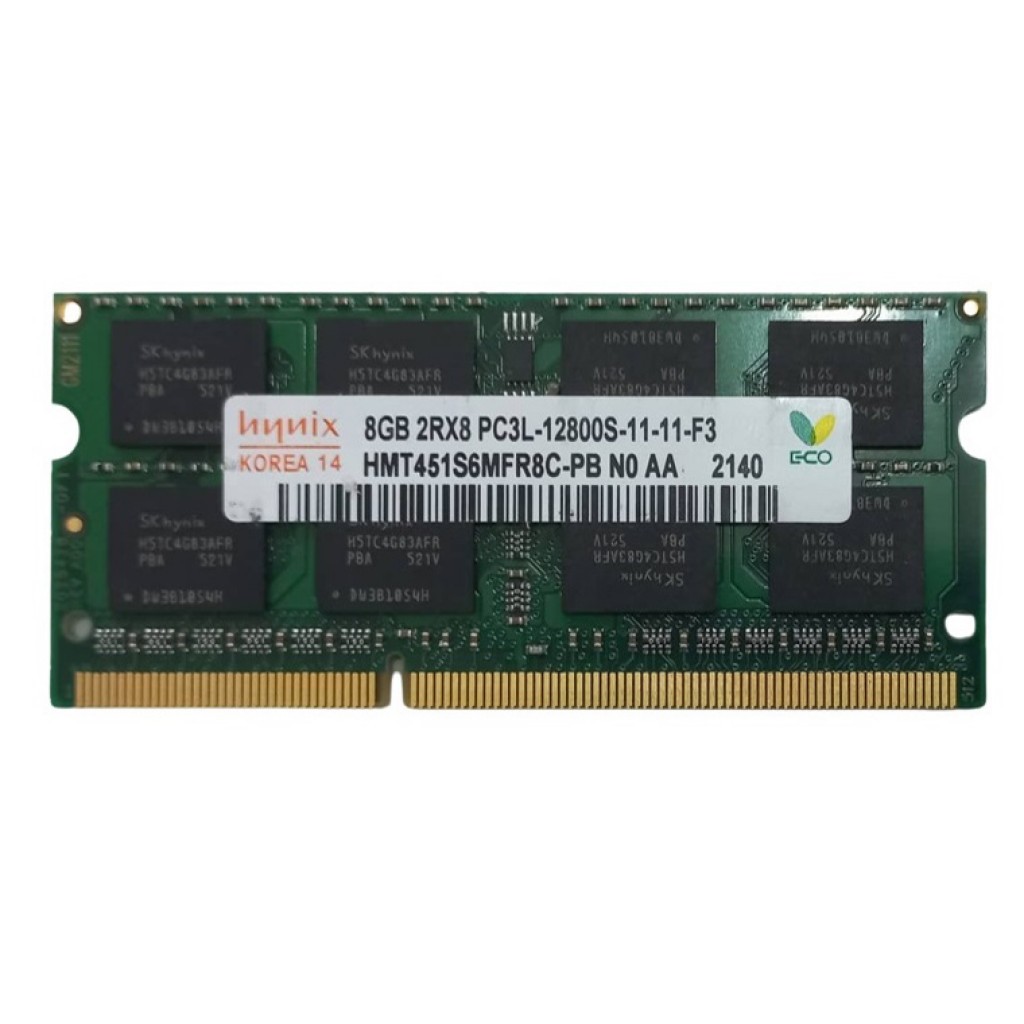 رم لپ تاپ DDR3L تک کاناله 12800S مگاهرتز CL11 هاینیکس مدل PC3L-1600 ظرفیت 8 گیگابایت رم لپ تاپ DDR3L تک کاناله 12800S مگاهرتز CL11 هاینیکس مدل PC3L-1600 ظرفیت 8 گیگابایت