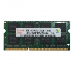 رم لپ تاپ DDR3L تک کاناله 12800S مگاهرتز CL11  هاینیکس مدل PC3L-1600 ظرفیت 8 گیگابایت