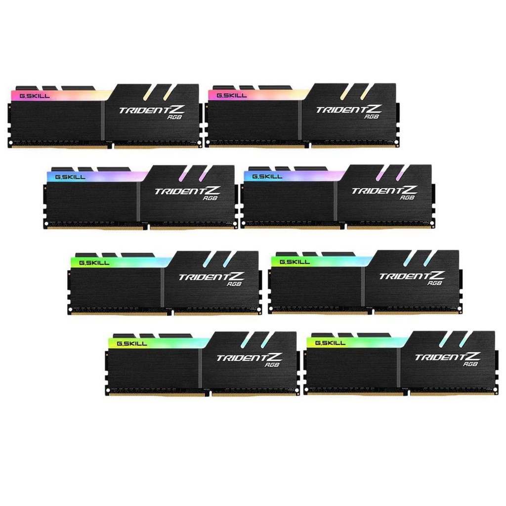 رم کامپیوتر DDR4 هشت کاناله 3600 مگاهرتز CL18 جی اسکیل مدل TRIDENTZ RGB ظرفیت 256 گیگابایت رم کامپیوتر DDR4 هشت کاناله 3600 مگاهرتز CL18 جی اسکیل مدل TRIDENTZ RGB ظرفیت 256 گیگابایت