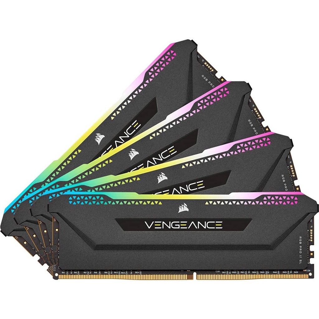 رم کامپیوتر DDR4 چهار کاناله 3600 مگاهرتز CL18 کورسیر مدل Vengeance RGB Pro SL ظرفیت 64 گیگابایت رم کامپیوتر DDR4 چهار کاناله 3600 مگاهرتز CL18 کورسیر مدل Vengeance RGB Pro SL ظرفیت 64 گیگابایت