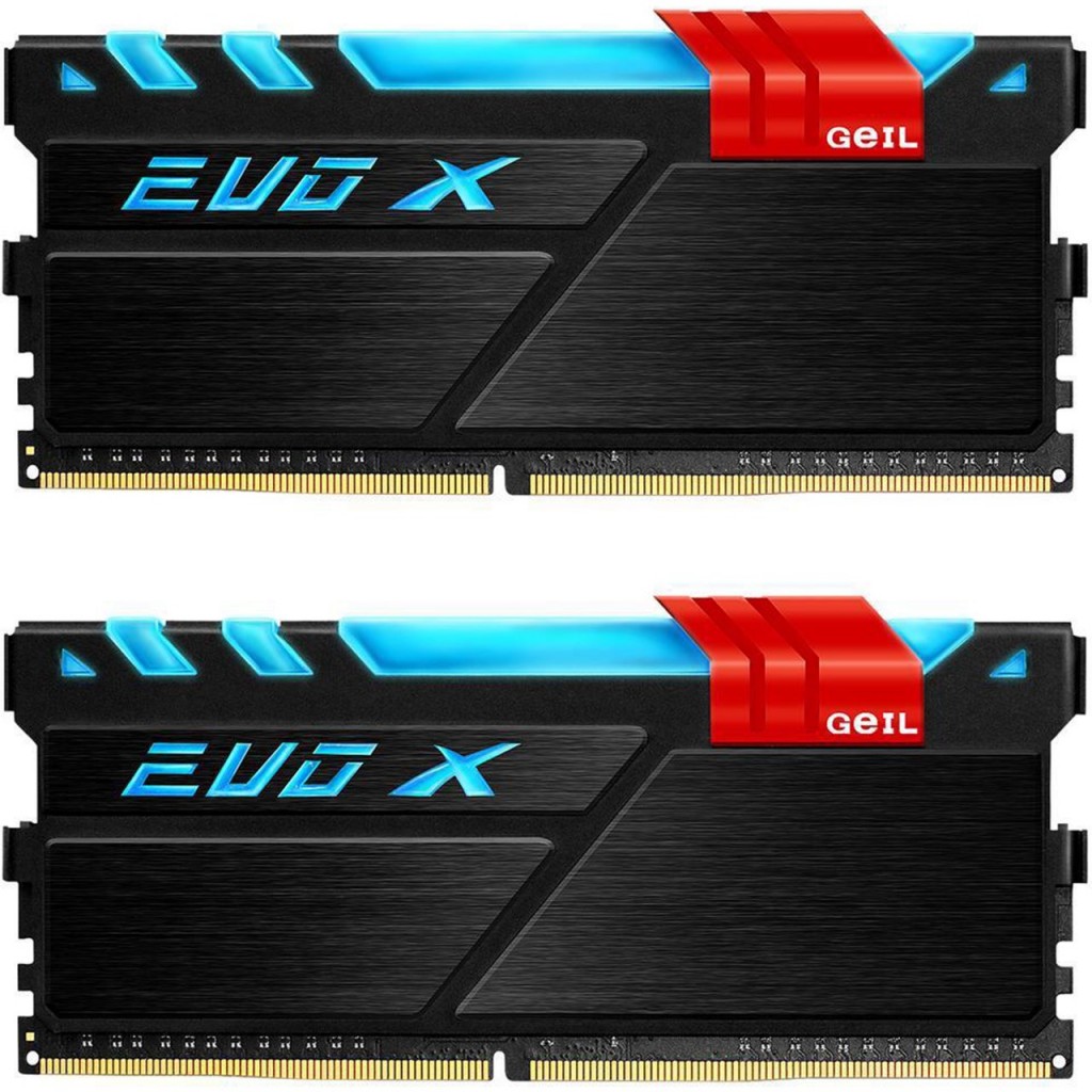 رم کامپیوتر DDR4 دو کاناله 3000 مگاهرتز CL16 گیل مدل Evo X ظرفیت 16 گیگابایت رم کامپیوتر DDR4 دو کاناله 3000 مگاهرتز CL16 گیل مدل Evo X ظرفیت 16 گیگابایت