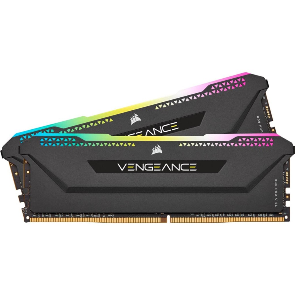رم کامپیوتر DDR4 دوکاناله 3200 مگاهرتز CL16 کورسیر مدل VENGEANCE RGB PRO SL ظرفیت 64 گیگابایت رم کامپیوتر DDR4 دوکاناله 3200 مگاهرتز CL16 کورسیر مدل VENGEANCE RGB PRO SL ظرفیت 64 گیگابایت