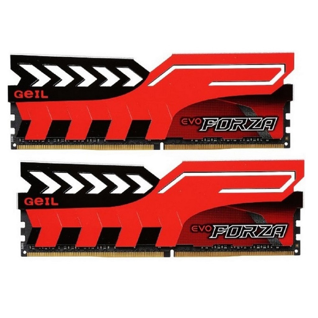 رم کامپیوتر DDR4 دو کاناله 3200 مگاهرتز CL16 گیل مدل Evo Forza ظرفیت 16 گیگابایت رم کامپیوتر DDR4 دو کاناله 3200 مگاهرتز CL16 گیل مدل Evo Forza ظرفیت 16 گیگابایت