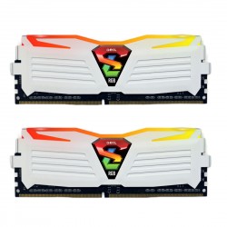 رم کامپیوتر DDR4 دوکاناله 3200 مگاهرتز CL16 گیل مدل SUPER LUCE RGB ظرفیت 16 گیگابایت