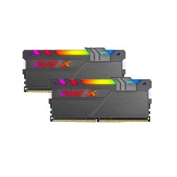 رم کامپیوتر DDR4 دوکاناله 4400 مگاهرتز CL18 گیل مدل EVO-X2 RGB ظرفیت 16 گیگابایت
