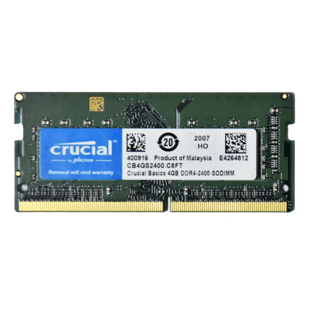 رم لپ تاپ DDR4 تک کاناله 2400 مگاهرتز کروشیال مدل CB4GS2400 ظرفیت 4 گیگابایت رم لپ تاپ DDR4 تک کاناله 2400 مگاهرتز کروشیال مدل CB4GS2400 ظرفیت 4 گیگابایت