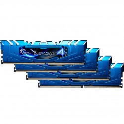 رم کامپیوتر DDR4 چهار کاناله 2666 مگاهرتز CL15 جی اسکیل مدل Ripjaws 4 ظرفیت 32 گیگابایت