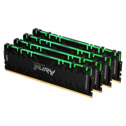 رم کامپیوتر DDR4 چهار کاناله 3600 مگاهرتز CL18 کینگستون مدل FURY ظرفیت 128 گیگابایت