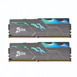 رم کامپیوتر DDR4 دو کاناله 3200 مگاهرتز CL16 کینگ مکس مدل Zeus Dragon RGB ظرفیت 32 گیگابایت