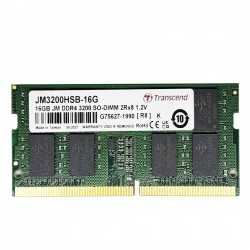 رم لپ تاپ DDR4 دو کاناله  3200 مگاهرتز CL22 ترنسند مدل SO-DIMM ظرفیت 16 گیگابایت