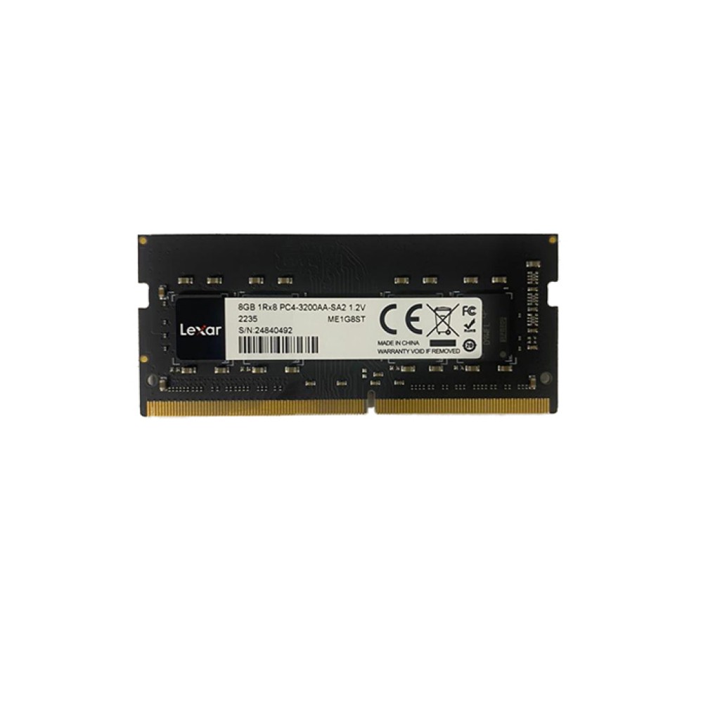 رم لپ تاپ DDR4 تک کاناله 3200 مگاهرتز CL19 لکسار مدل ME1G8ST ظرفیت 8 گیابایت