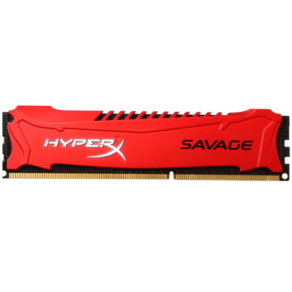 رم کامپیوتر DDR4 تک کاناله 2400 مگاهرتز CL17 کینگستون مدل HyperX Savage ظرفیت 4 گیگابایت رم کامپیوتر DDR4 تک کاناله 2400 مگاهرتز CL17 کینگستون مدل HyperX Savage ظرفیت 4 گیگابایت