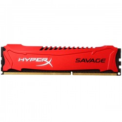 رم کامپیوتر DDR4 تک کاناله 2400 مگاهرتز CL17 کینگستون مدل HyperX Savage ظرفیت 4 گیگابایت