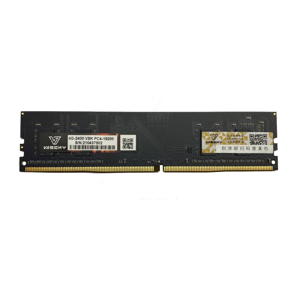 رم کامپیوتر DDR4 تک کاناله 2400 مگاهرتز وسکی مدل VSK PC4-19200 ظرفیت 4 گیگابایت رم کامپیوتر DDR4 تک کاناله 2400 مگاهرتز وسکی مدل VSK PC4-19200 ظرفیت 4 گیگابایت