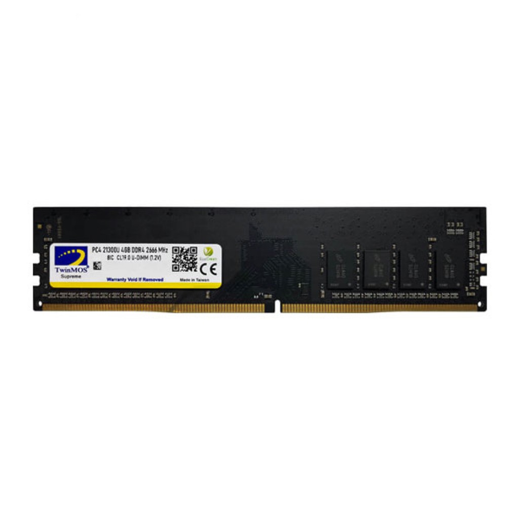 رم کامپیوتر DDR4 تک کاناله 2666 مگاهرتز CL19 توین موس مدل Mainstream ظرفیت 4 گیگابایت رم کامپیوتر DDR4 تک کاناله 2666 مگاهرتز CL19 توین موس مدل Mainstream ظرفیت 4 گیگابایت