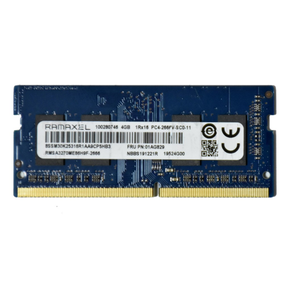 رم لپ تاپ DDR4 تک کاناله 2666 مگاهرتز رامکسل مدل NBBS191221R ظرفیت 4 گیگابایت رم لپ تاپ DDR4 تک کاناله 2666 مگاهرتز رامکسل مدل NBBS191221R ظرفیت 4 گیگابایت