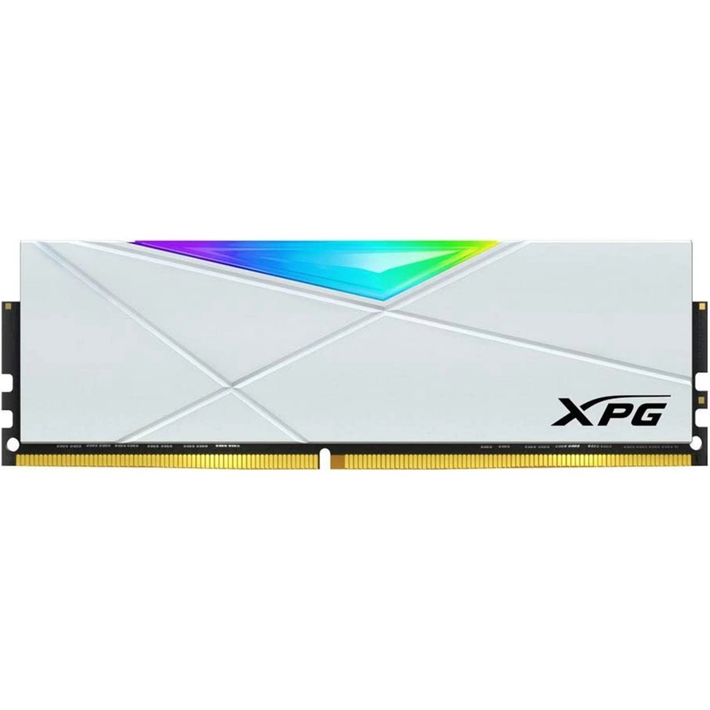 رم کامپیوتر DDR4 تک کاناله 3000 مگاهرتز CL16 ای دیتا ایکس پی جی مدل SPECTRIX D50 White Edition ظرفیت 8 گیگابایت رم کامپیوتر DDR4 تک کاناله 3000 مگاهرتز CL16 ای دیتا ایکس پی جی مدل SPECTRIX D50 White Edition ظرفیت 8 گیگابایت