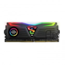 رم کامپیوتر DDR4 تک کاناله 3200 مگاهرتز CL18 گیل مدل SUPER LUCE RGB SYNC ظرفیت 32 گیگابایت