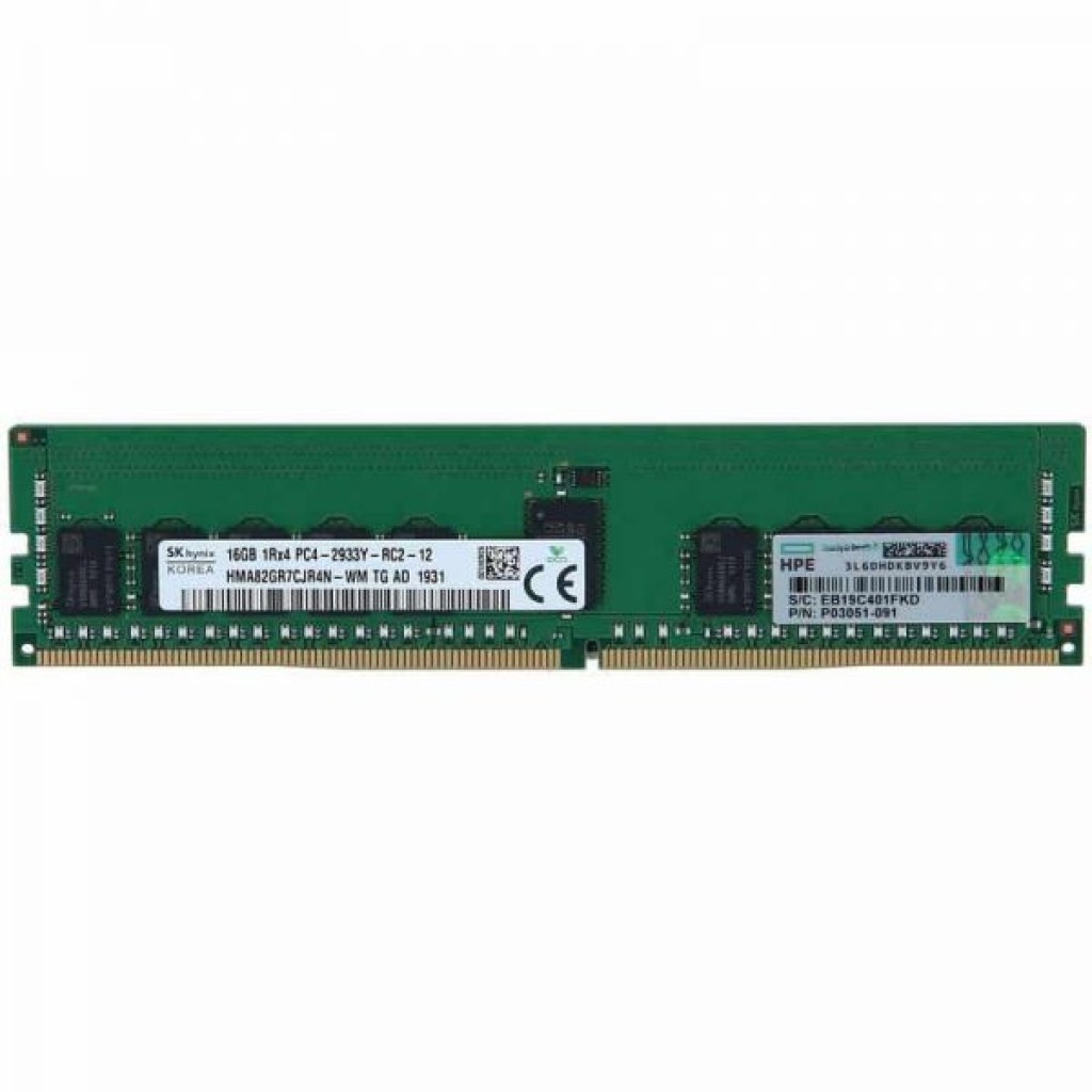 رم سرور DDR4 تک کاناله 2666مگاهرتز CL19 اچ پی ای مدل G10 ظرفیت 16 گیگابایت رم سرور DDR4 تک کاناله 2666مگاهرتز CL19 اچ پی ای مدل G10 ظرفیت 16 گیگابایت