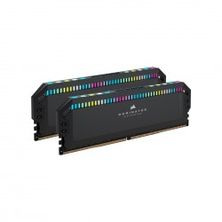 رم کامپیوتر DDR5 دو کاناله 6600 مگاهرتز CL32 کورسیر مدل Dominator Platinum RGB ظرفیت 64 گیگابایت