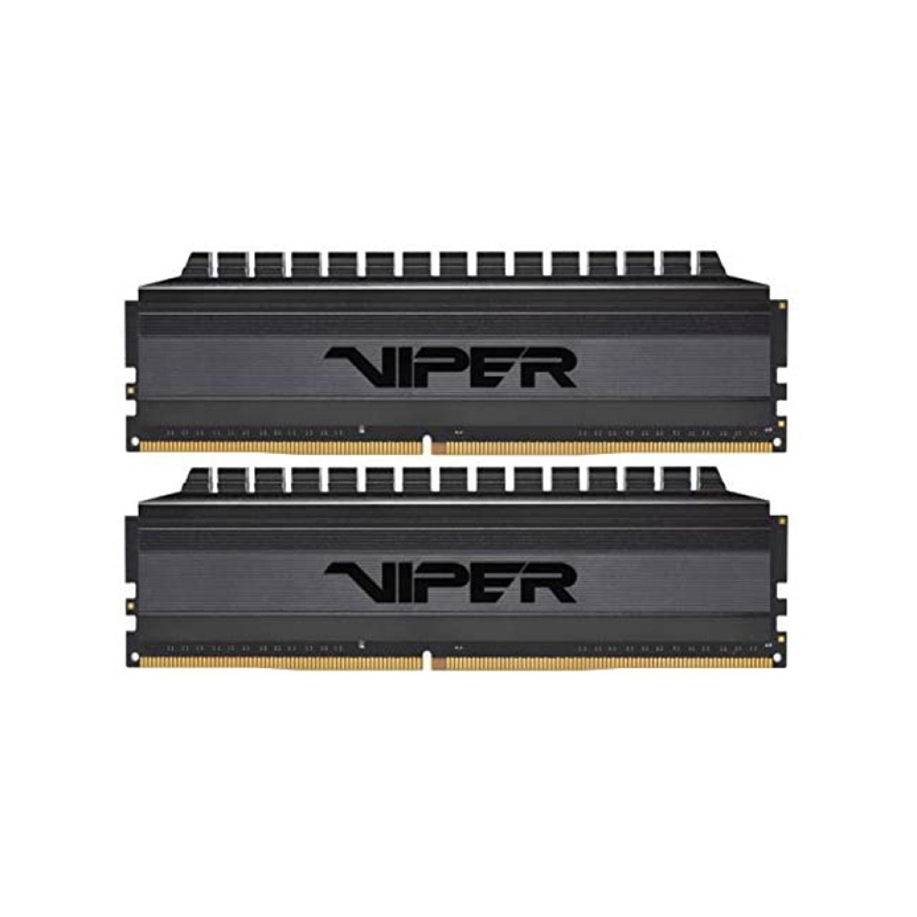 رم کامپیوتر دوکاناله 4133 مگاهرتز CL18 پتریوت مدل Viper BLACKOUT ظرفیت 16 گیگابایت