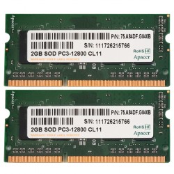 رم لپ تاپ DDR3 دو کاناله 1600مگاهرتز CL11 اپیسر مدل 12800S ظرفیت 2 گیگابایت
