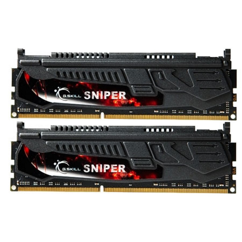 رم کامپیوتر DDR3 دو کاناله 1600 مگاهرتز CL9 جی اسکیل مدل SNIPER ظرفیت 8 گیگابایت رم کامپیوتر DDR3 دو کاناله 1600 مگاهرتز CL9 جی اسکیل مدل SNIPER ظرفیت 8 گیگابایت