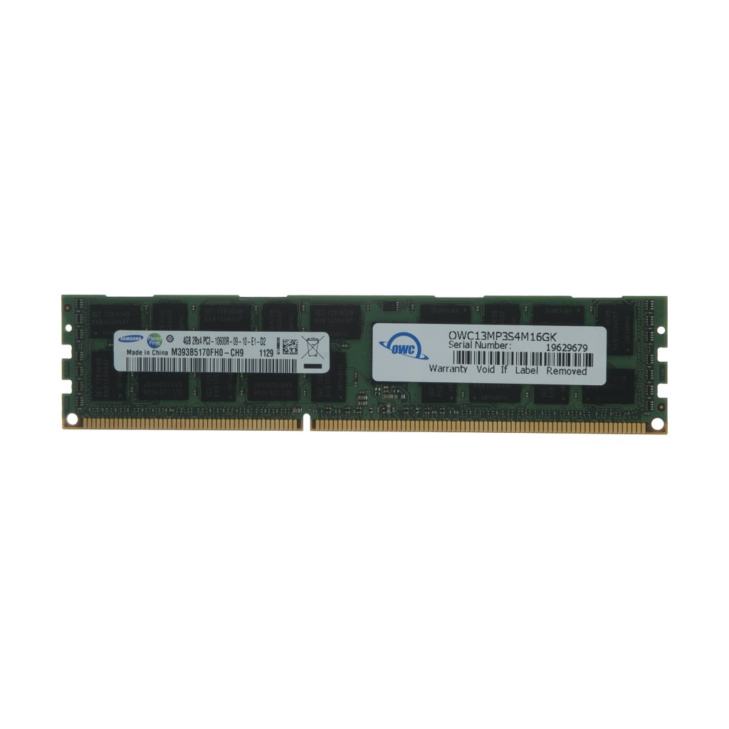 رم سرور DDR3 دو کاناله 1333 مگاهرتز CL7 اُ دبلیو سی مدل PC10600 ECC Registered ظرفیت 4 گیگابایت رم سرور DDR3 دو کاناله 1333 مگاهرتز CL7 اُ دبلیو سی مدل PC10600 ECC Registered ظرفیت 4 گیگابایت