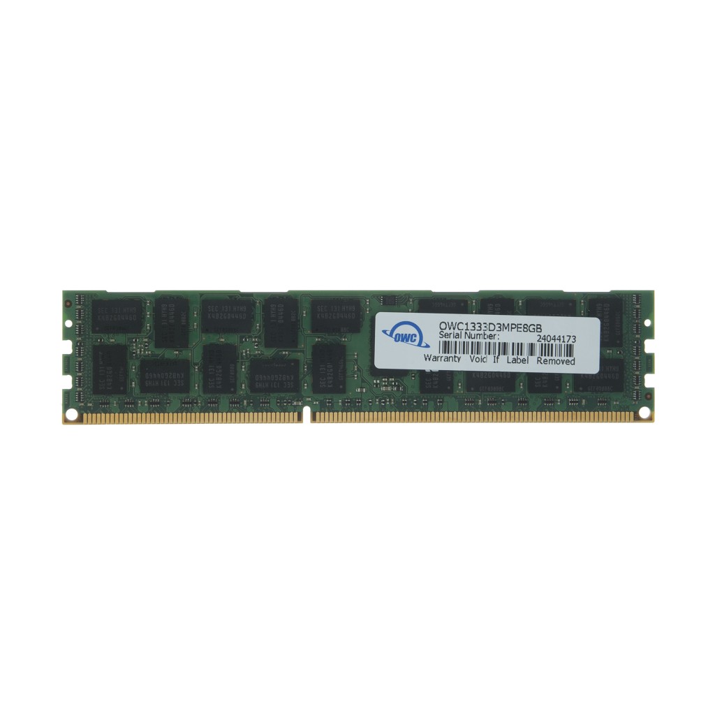 رم سرور DDR3 دو کاناله 1333 مگاهرتز CL9 اُ دبلیو سی مدل PC10600 ECC Registered ظرفیت 8 گیگابایت رم سرور DDR3 دو کاناله 1333 مگاهرتز CL9 اُ دبلیو سی مدل PC10600 ECC Registered ظرفیت 8 گیگابایت