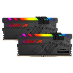 رم کامپیوتر DDR4 دوکاناله 3200 مگاهرتز CL16 گیل مدل EVO X II ROG-certified ظرفیت 16 گیگابایت