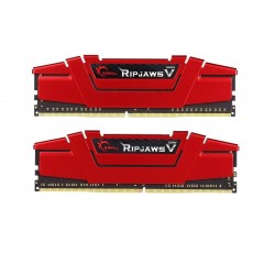رم کامپیوتر DDR4 دو کاناله 3000 مگاهرتز CL16 جی اسکیل مدل Ripjaws V ظرفیت 32 گیگابایت
