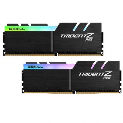 رم کامپیوتر DDR4 دو کاناله 4000 مگاهرتز CL17 جی اسکیل مدل Trident Z RGB ظرفیت 16 گیگابایت