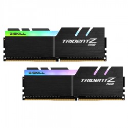رم کامپیوتر DDR4 دو کاناله 3200 مگاهرتز CL16 جی اسکیل سری TRIDENT Z RGB ظرفیت 32 گیگابایت بسته دو عددی